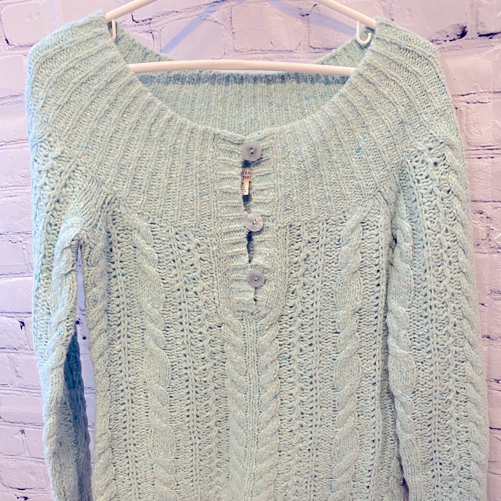 American Eagle Women's Off Shoulder Sweater
